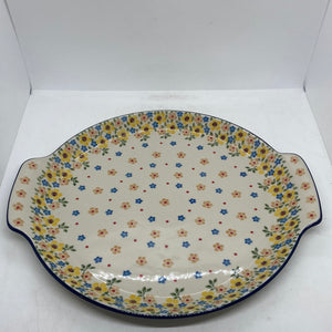 Platter ~ Round w/ Handles ~ 11.75 inch ~2225X - T3!