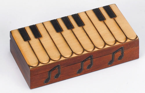 Keyboard Polish Linden Wood Box