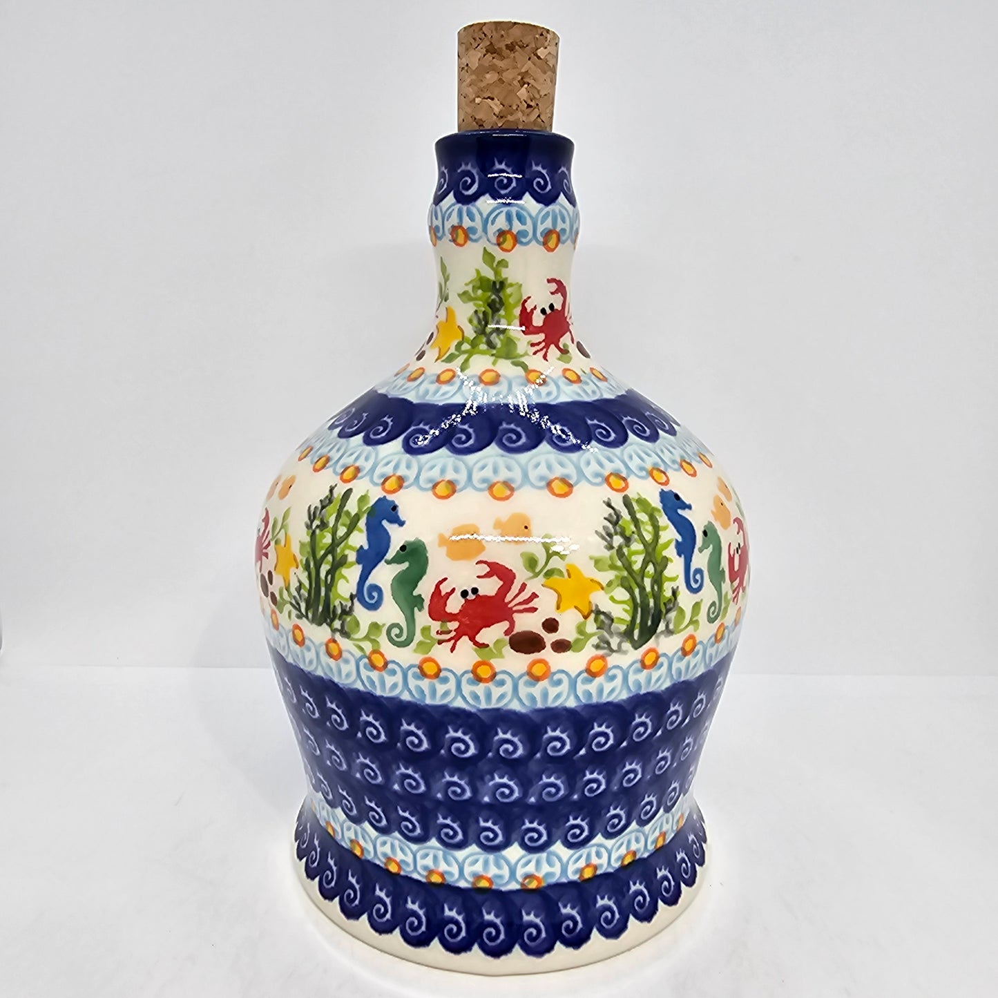 Plump Bottle with Cork - U884