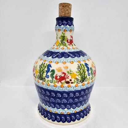 Plump Bottle with Cork - U884