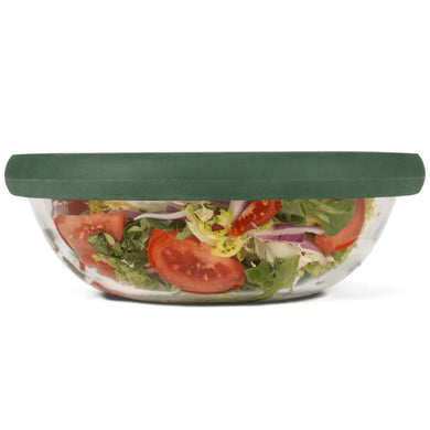 Gradual Green X-Large Silicone and Glass Bowl Lid