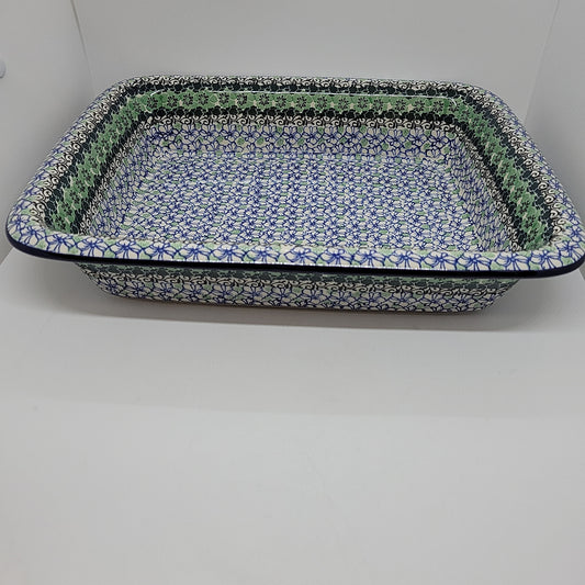 854 ~ Baker ~ Rectangular w/Rim ~ Lasagna ~ 11.25" x 13.75" ~ 1479X ~ T3*