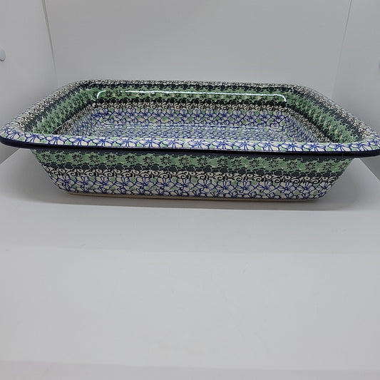 854 ~ Baker ~ Rectangular w/Rim ~ Lasagna ~ 11.25" x 13.75" ~ 1479X ~ T3*