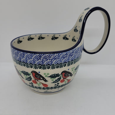 845 ~ Bowl w/ Loop Handle ~ 16 oz ~ 1257X - T4!
