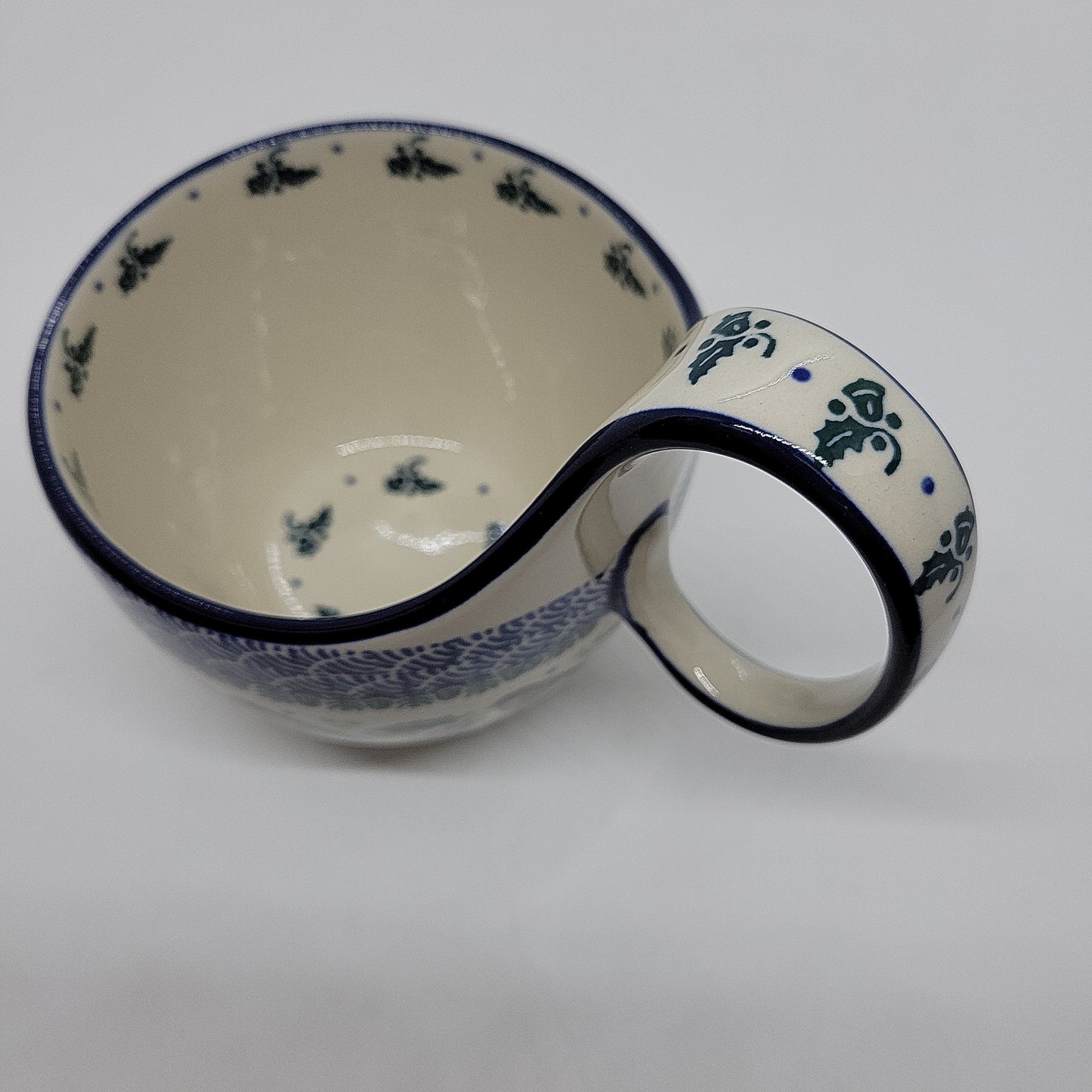 845 ~ Bowl w/ Loop Handle ~ 16 oz ~ 1257X - T4!