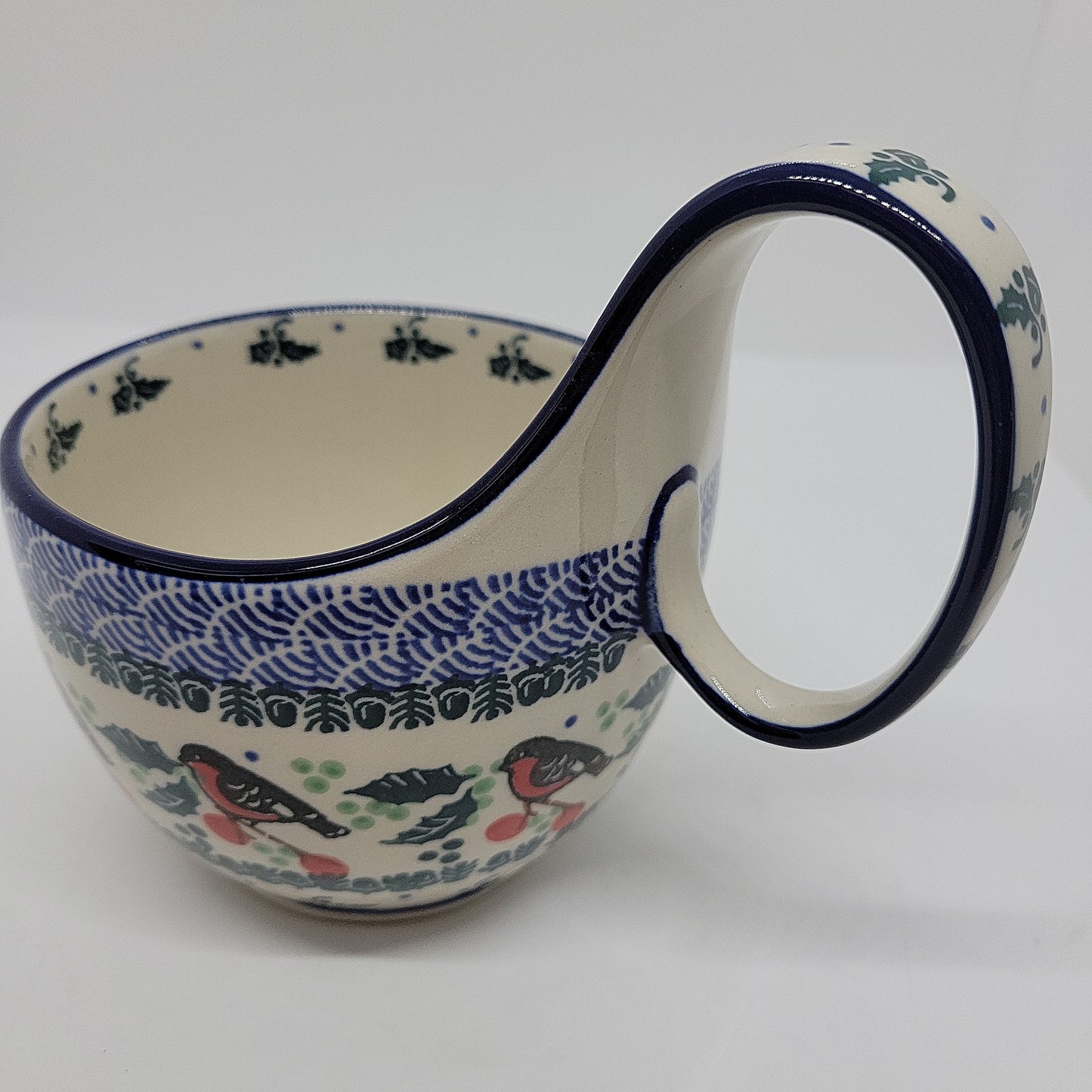 845 ~ Bowl w/ Loop Handle ~ 16 oz ~ 1257X - T4!