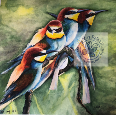 Teresa Liana Birds Numbered Watercolor Print