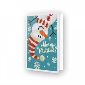 Diamond Dotz - Greeting Card  - Snowman