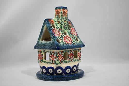 AD10 Decorative House for Votive Candle - A-SR - Art