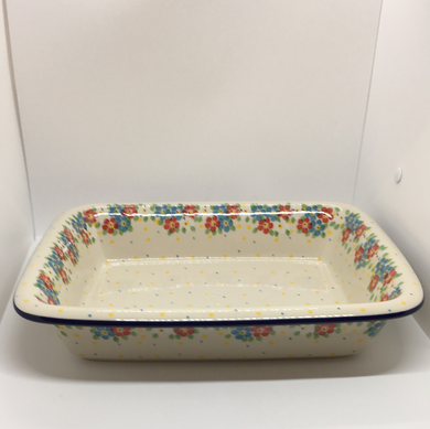 854 ~ Baker ~ Rectangular w/Rim ~ Lasagna ~ 11.25