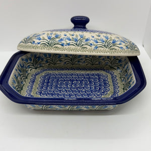 Baker ~ Covered Casserole ~ 8"W x 10.25"L ~ 1432X ~ T3!