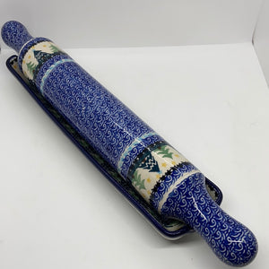 Rolling Pin and Rolling Pin Holder (Set) - 1284 Christmas Tree