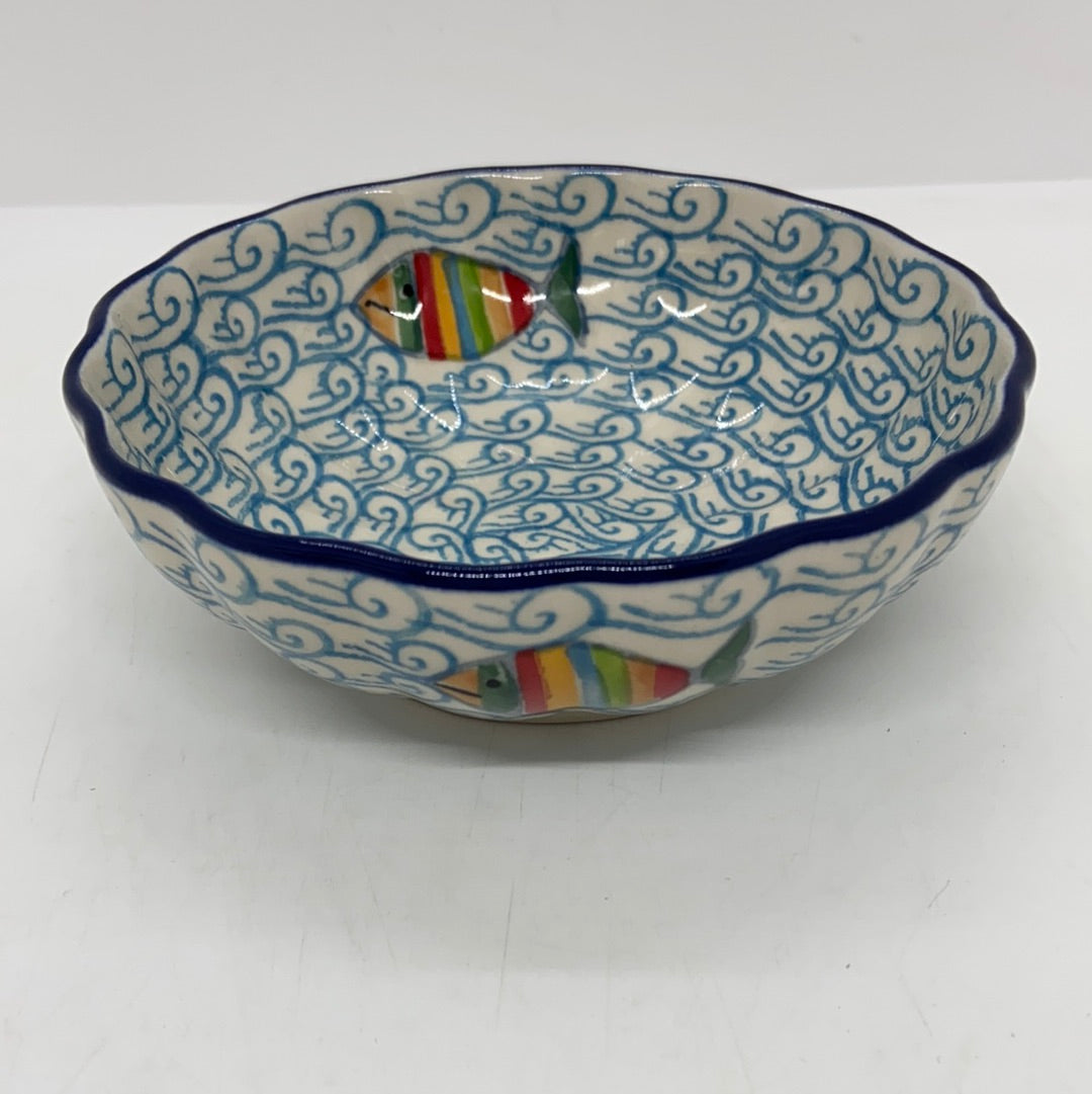 023 ~ Bowl ~ Scalloped ~ 4.5" ~ 2540X - T4!