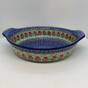417 ~ Baker ~ Round w/ Handles ~ 10"  - 1916X