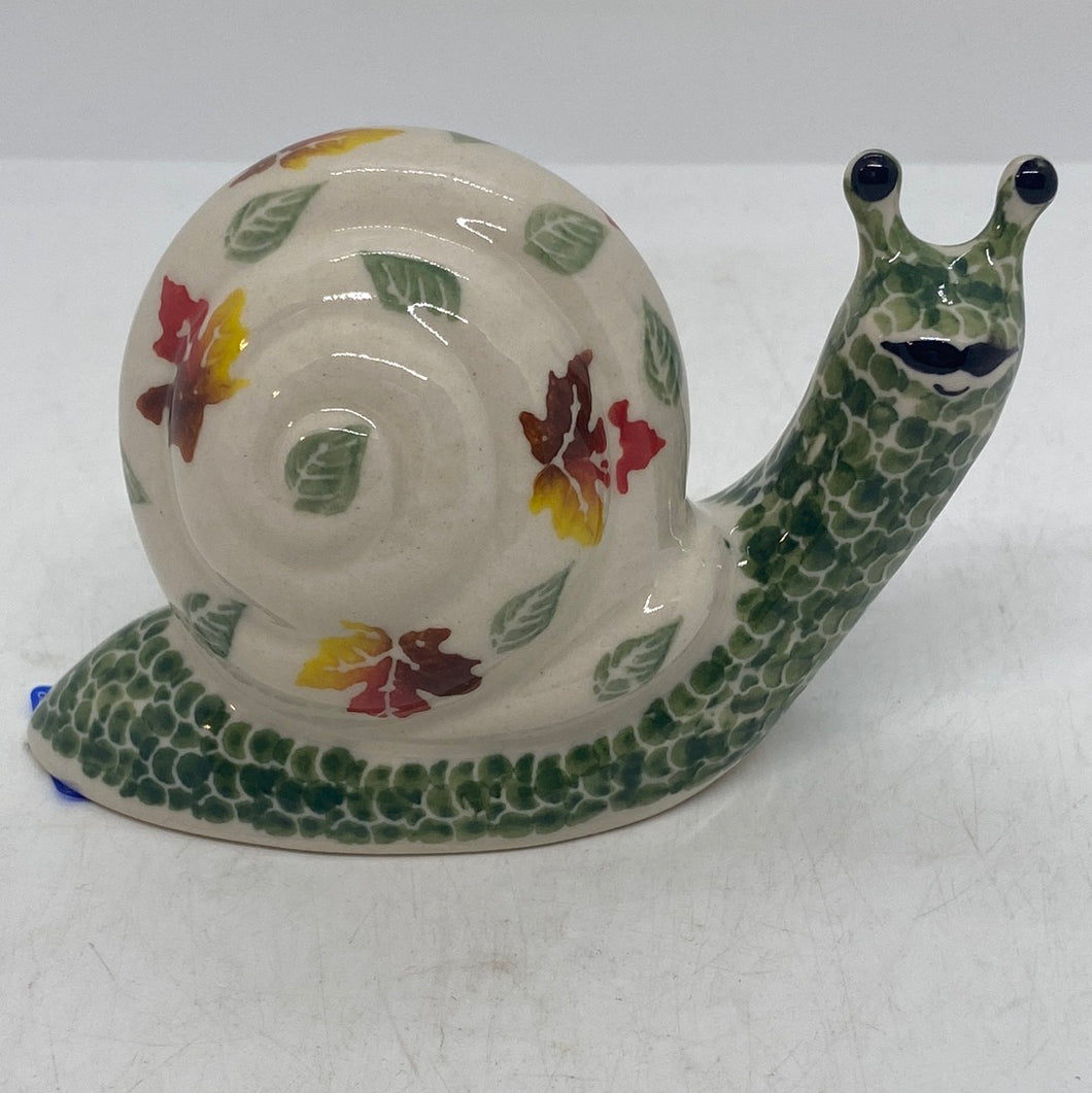 Green Small Snail - Unikat Fall Cranberry