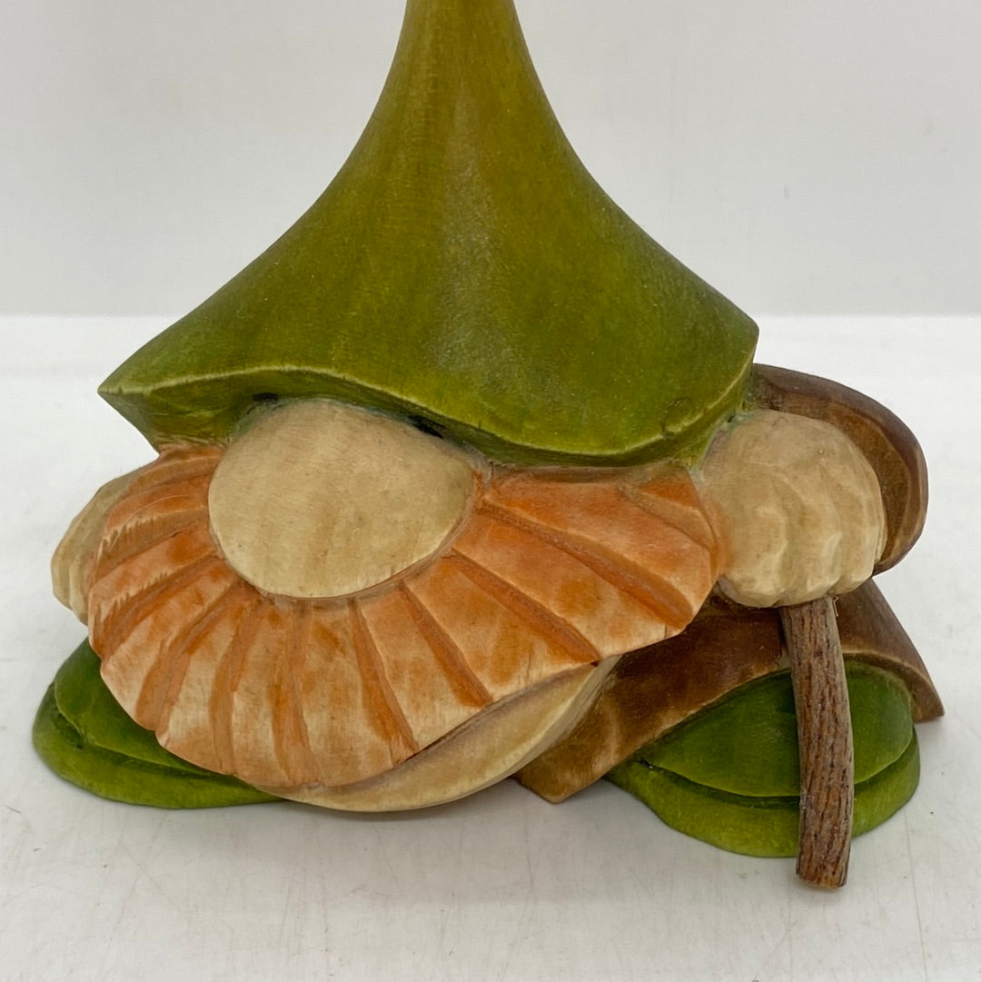 Green Hat Brown Coat Nochale - 028