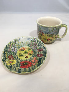 9120 Malwa Teacup and Saucer Valley of Silence