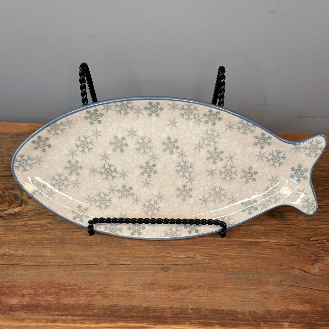 Fish Shaped Plate  ~ 11.75 inch ~ U5031 ~ U3!