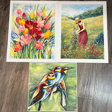 Load image into Gallery viewer, Teresa Liana Trio Watercolor Limited Print Number Set