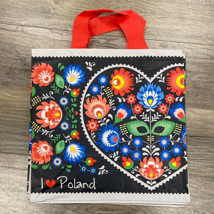 Black Polish Shopping Bag