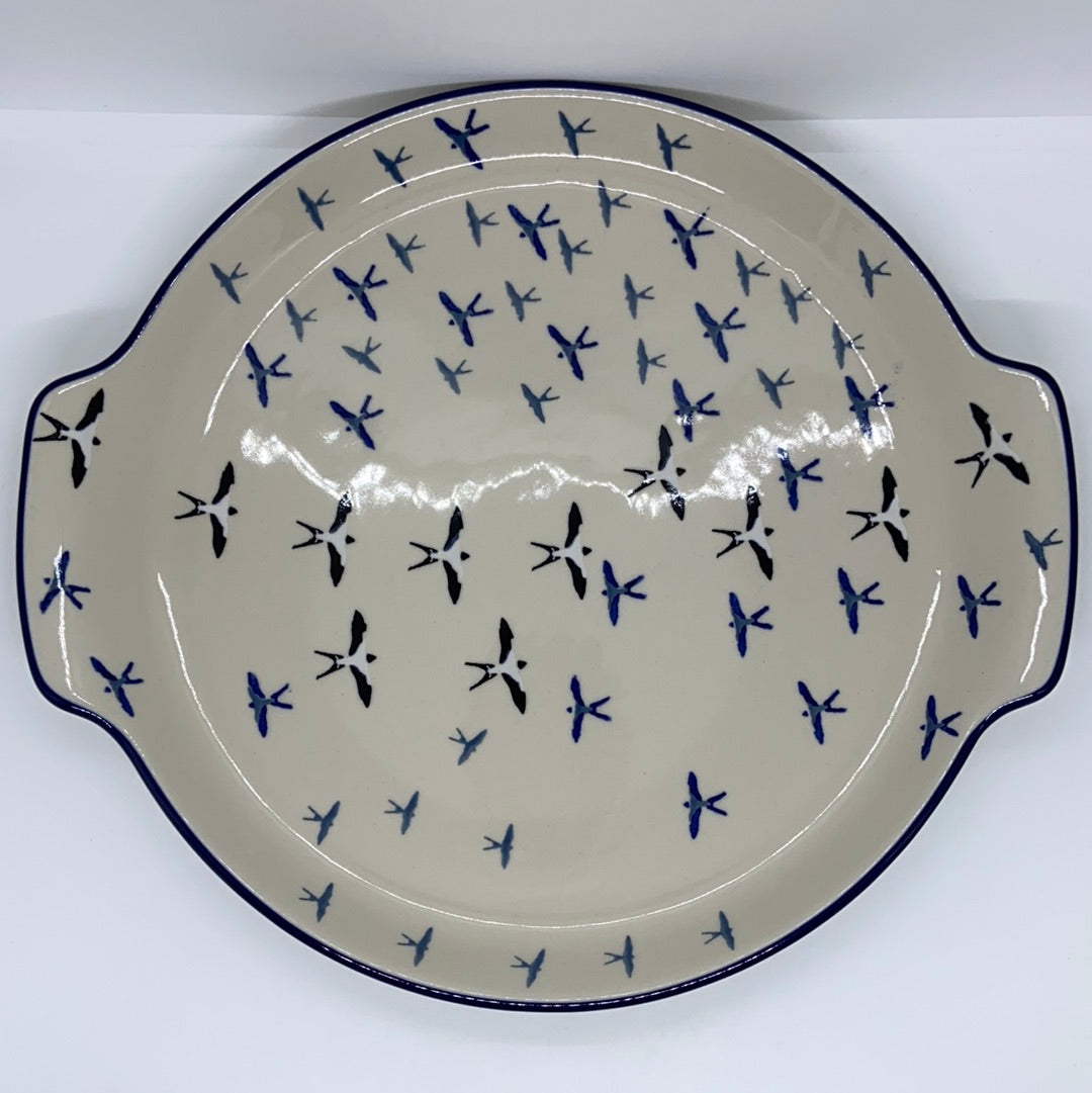 Platter ~ Round w/ Handles ~ 11.75 inch ~ U4832 ~ U2