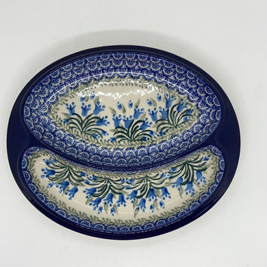 Dish ~ Divided ~ 8 x 9.75 inch ~ 1432X ~ T3!