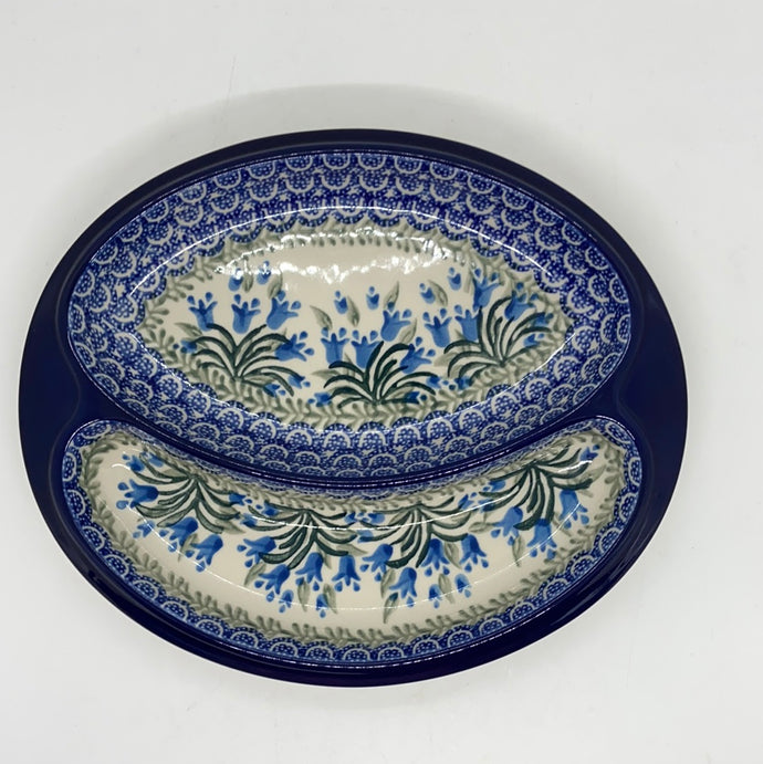 Dish ~ Divided ~ 8 x 9.75 inch ~ 1432X ~ T3!