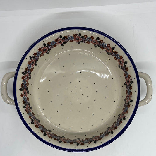 Baker ~ Round w/ Handles ~ 8 inch ~ 2067X - T1!