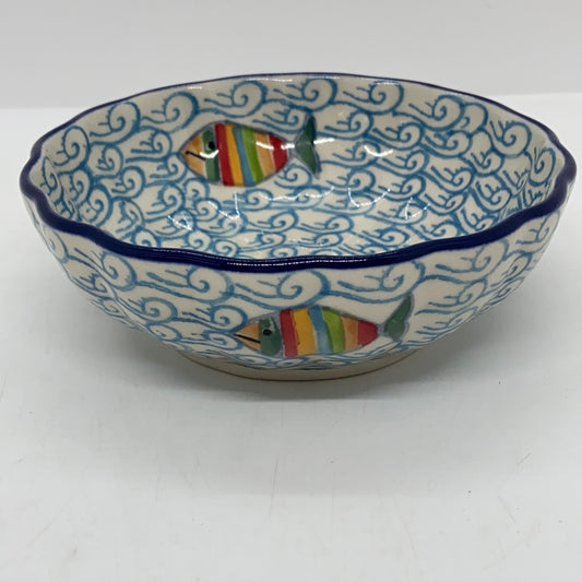 023 ~ Bowl ~ Scalloped ~ 4.5" ~ 2540X - T4!