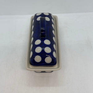 A108 Butter Dish Polka Dots - D64