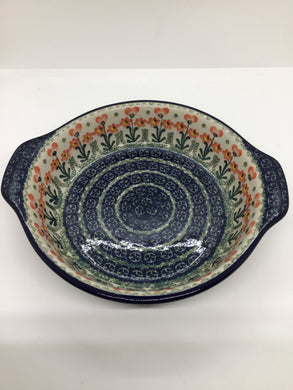 Baker ~ Round w/ Handles ~ 8 in ~ 0560X ~ T3!