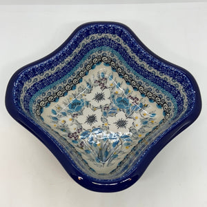 Square Bowl ~ Scalloped Edge ~ 6.5  inch ~ U4970 - U6