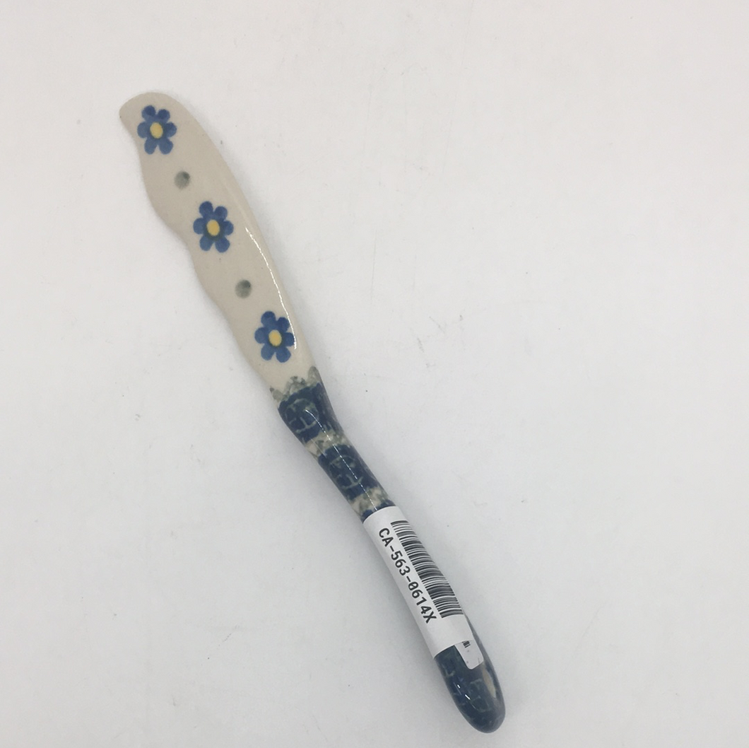 Knife ~ Spreader ~ 7.25 inch ~ Blue Spring Daisy