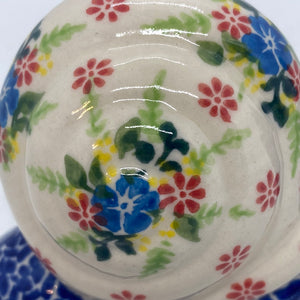 Blue Small Snail - Unikat Floral
