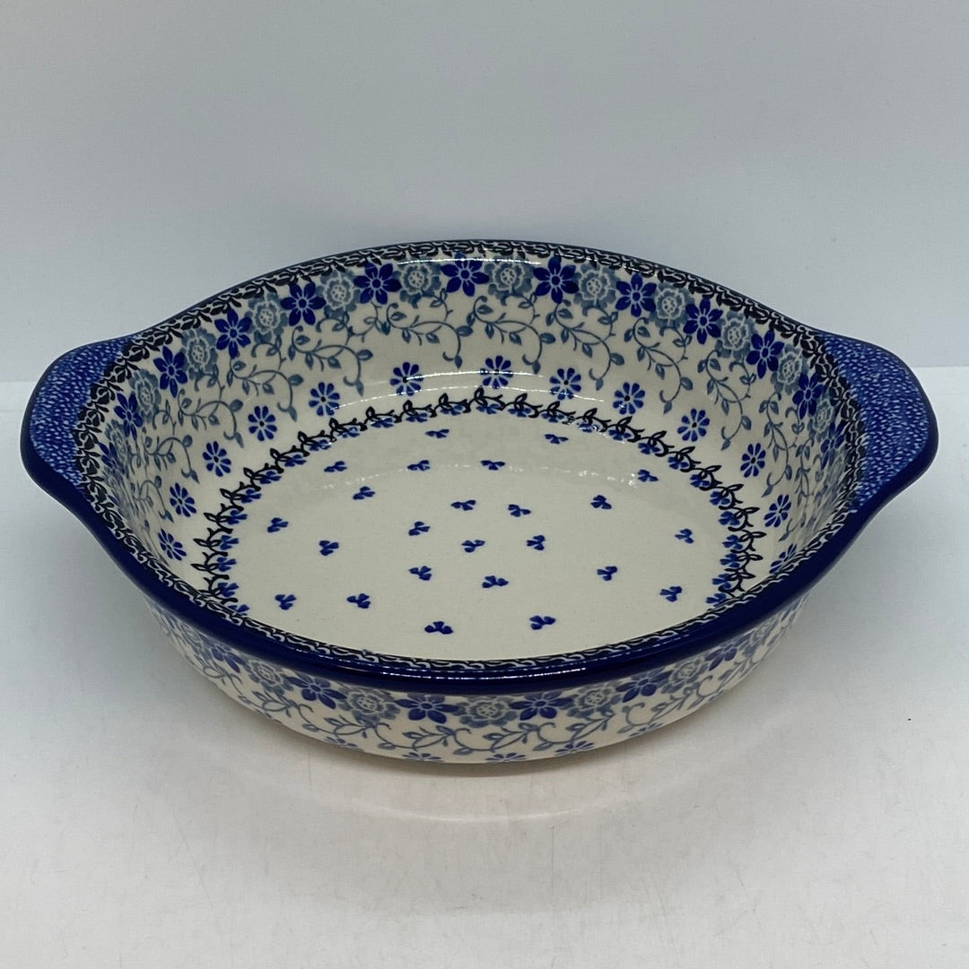 141 Baker ~ Round w/ Handles ~ 8 inch ~ 2158X ~ T3!