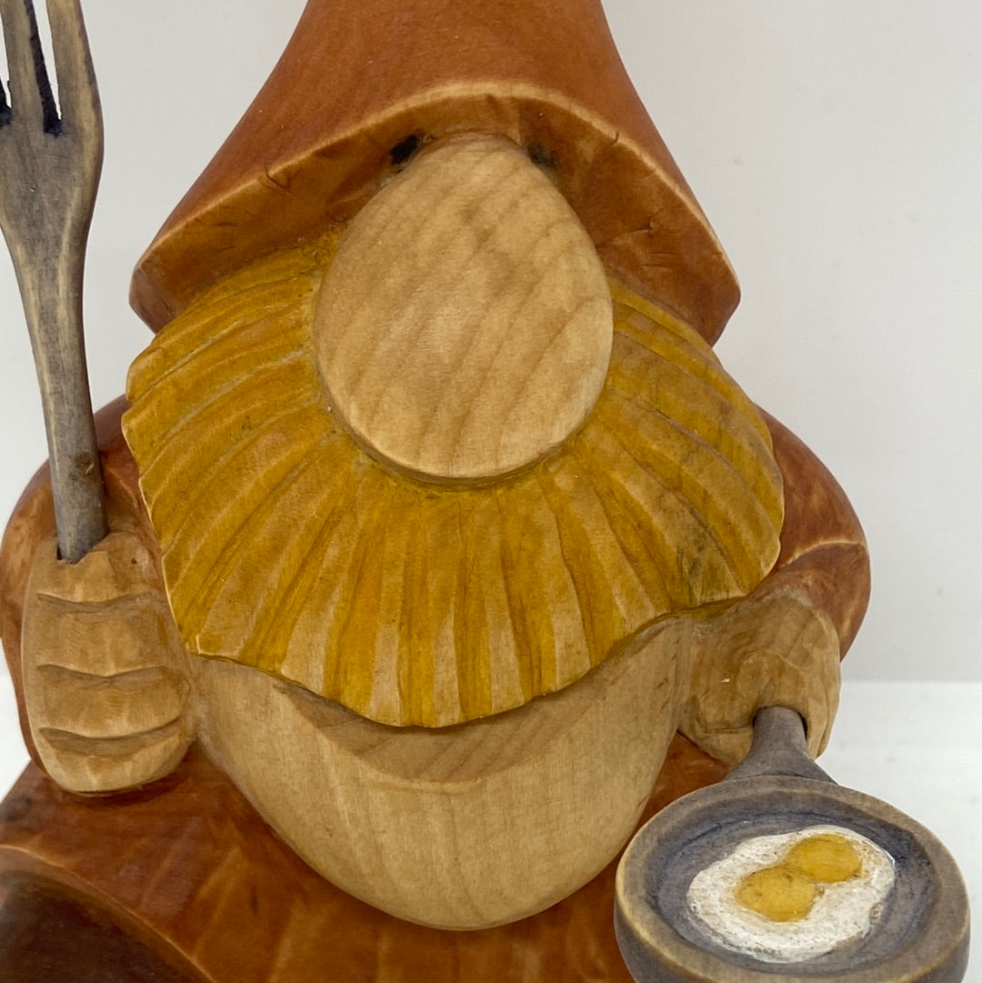 "2 Eggs Sunny Side Up" With Frying Pan and Fork Nochale - 015