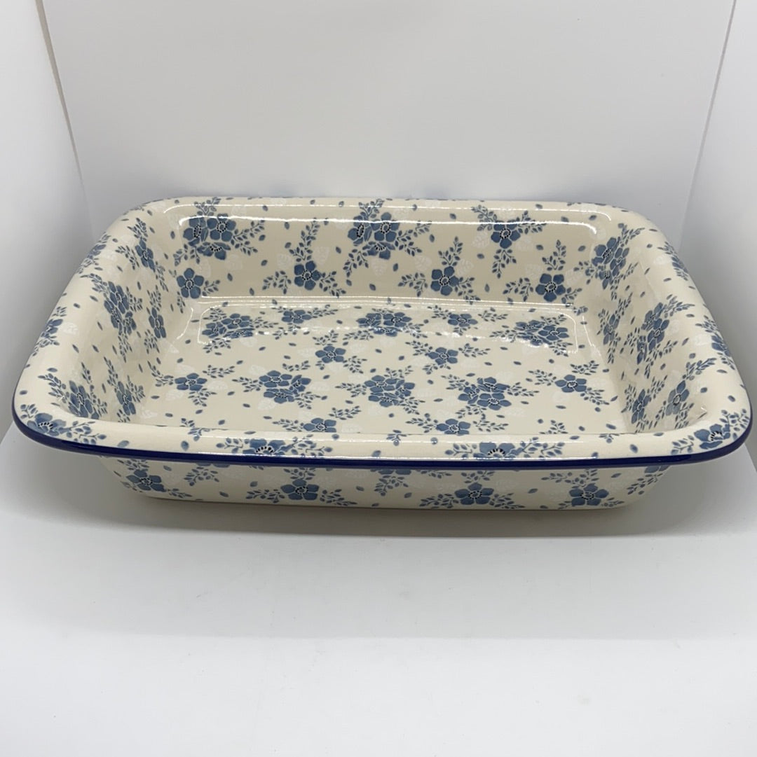 854 ~ Baker ~ Rectangular w/Rim ~ Lasagna ~ 11.25" x 13.75" ~ 2496X ~ T3*