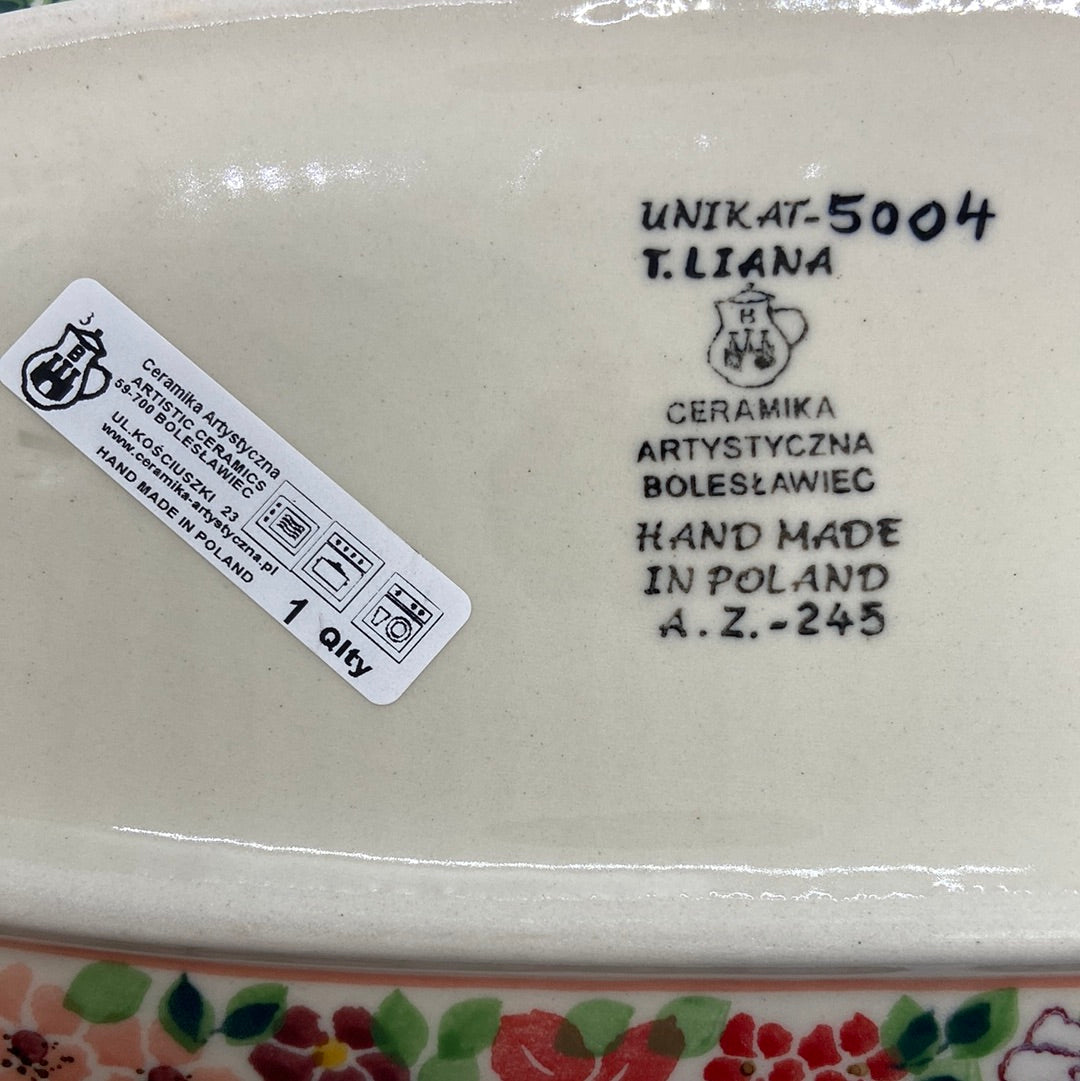 Tray ~ Scalloped Oval ~ 6.25 x 12.5 inch ~ U5004 ~ U7!