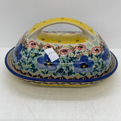 Second Quality Butter Dish with Handle  - WK81