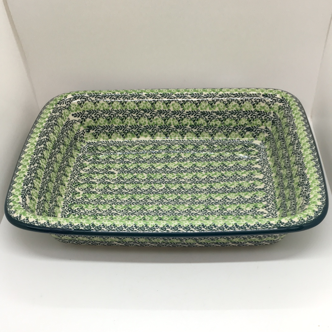 854 ~ Baker ~ Rectangular w/Rim ~ Lasagna ~ 11.25" x 13.75" ~ 1888Q ~ T4*