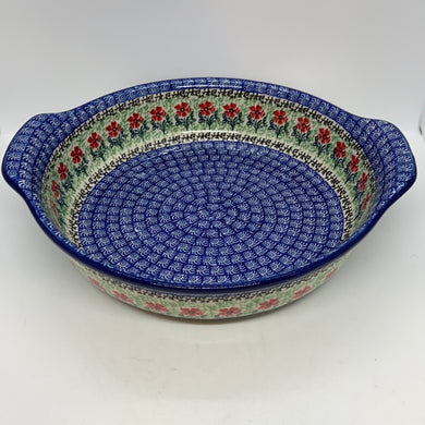 417 ~ Baker ~ Round w/ Handles ~ 10