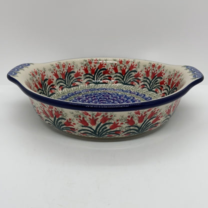Baker ~ Round w/ Handles ~ 8 inch ~ 1437X ~ T3!