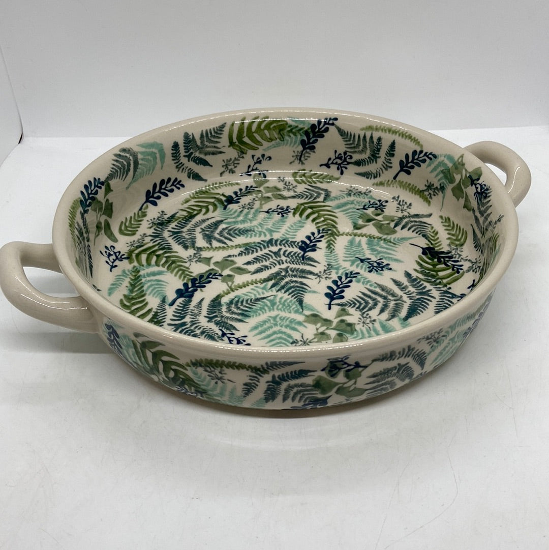 9.5" Round Baker with handle ~ GZ39