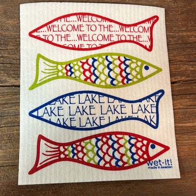 Welcome to the Lake Swedish Towel
