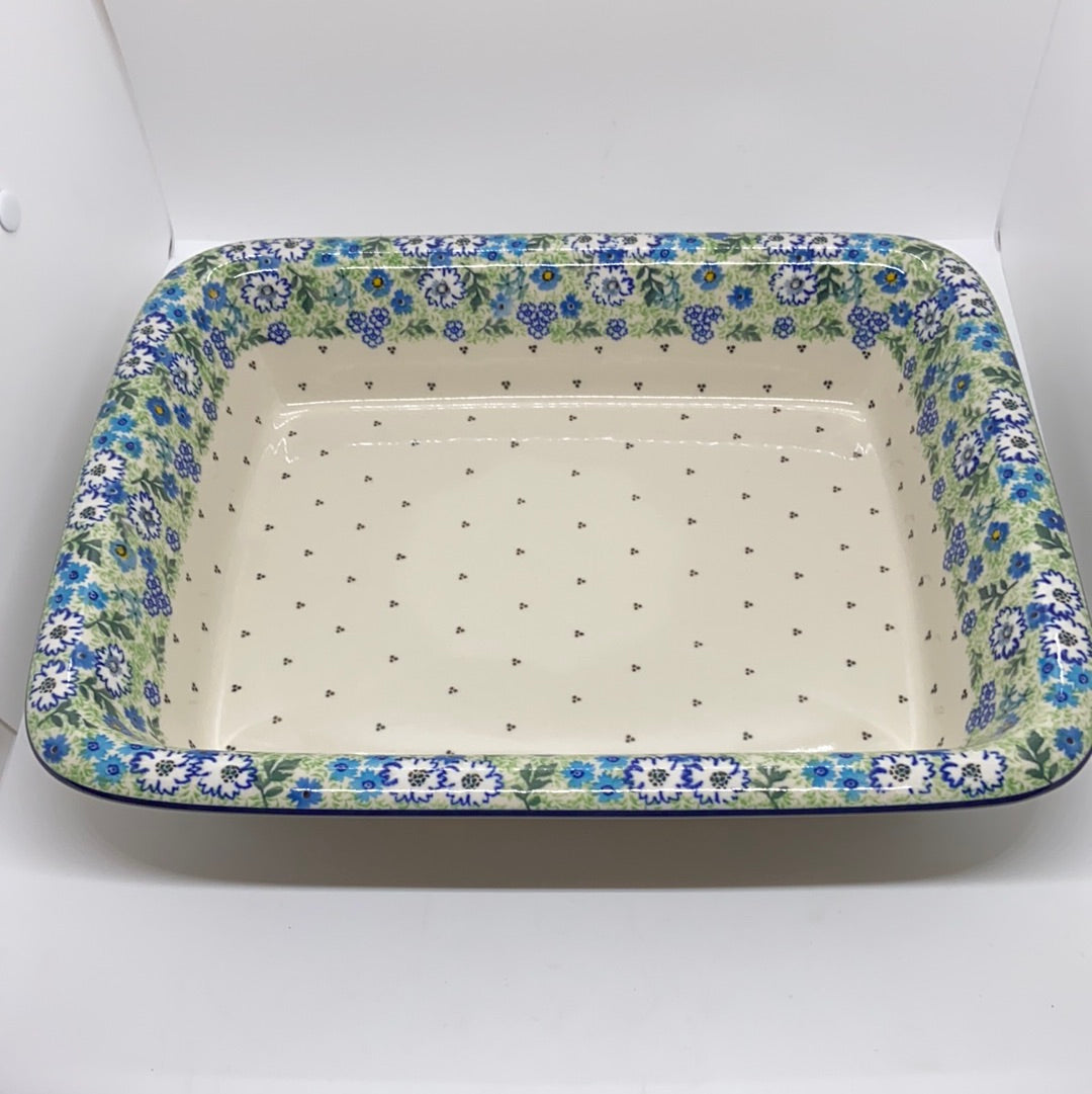 854 ~ Baker ~ Rectangular w/Rim ~ Lasagna ~ 11.25" x 13.75" U4734 ~ U4