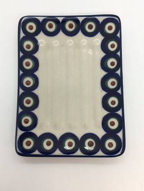 Soap Dish ~ 3.25 x 4.25 inch ~ 0054X ~ T3!
