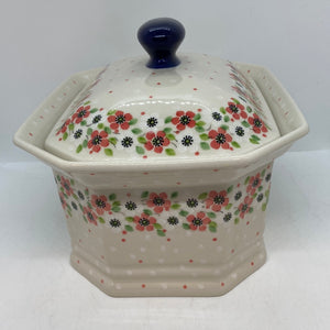 Covered Container ~ 4"H x 7"W x 9" L ~ 2345 - T4