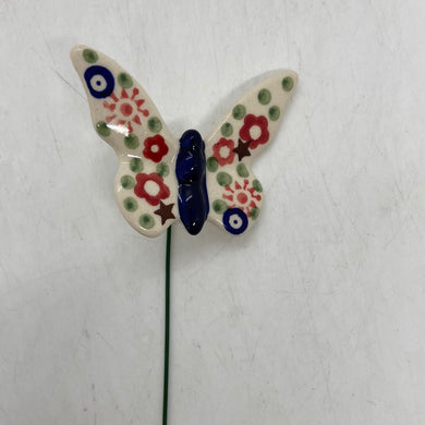 Butterfly Figurine on a Metal stick - EO34