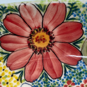 9119 Malwa Medium Square Bowl Daisy