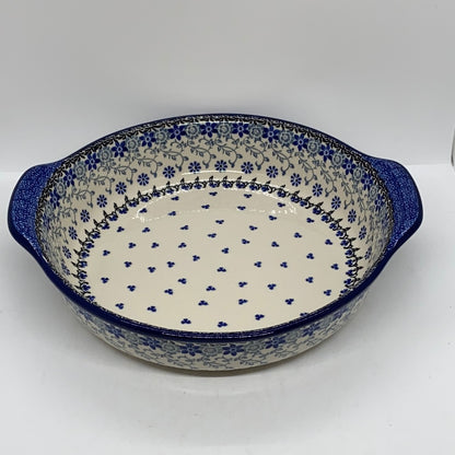 417 ~ Baker ~ Round w/ Handles ~ 10" - 2158X ~ T3!